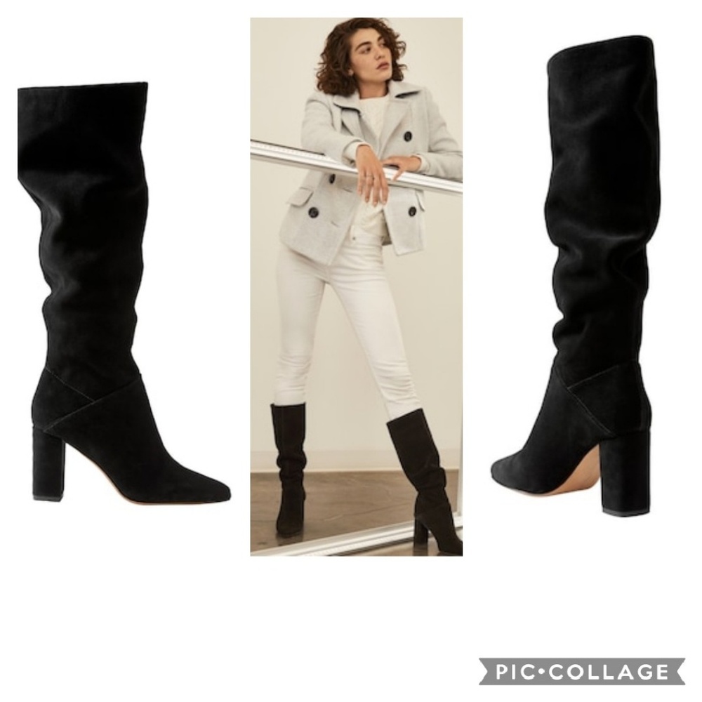 BR Suede Tall Slouchy Boot 7.5